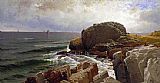 Castle Rock Marblehead by Alfred Thompson Bricher